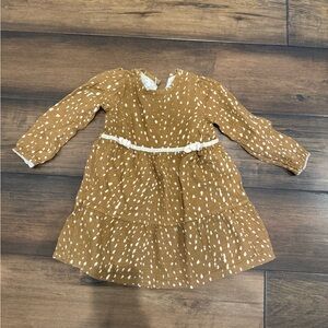 Mudpie deer print dress size 4T